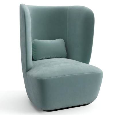 现代单人布艺单人沙